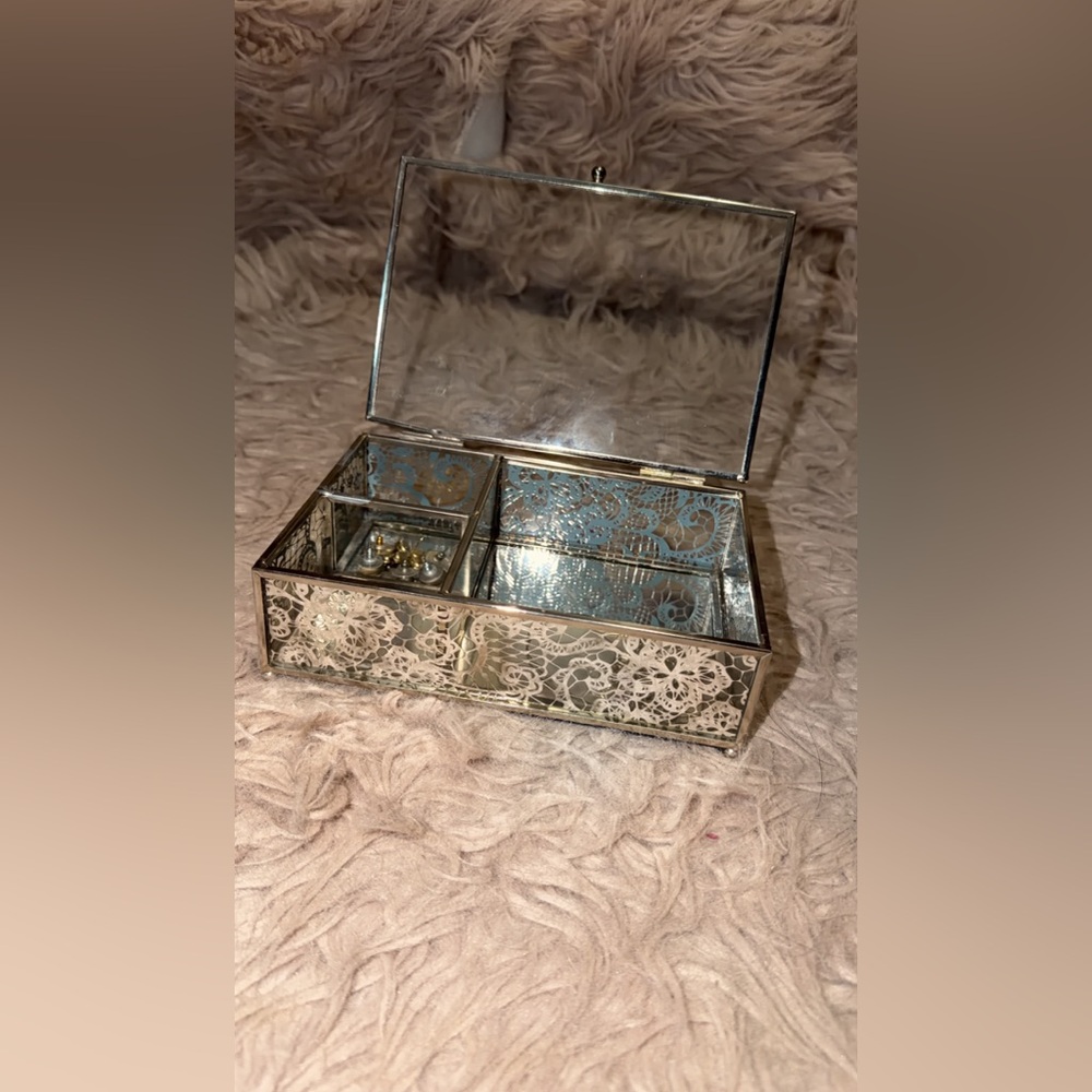 Tahari Silver jewelry  Box